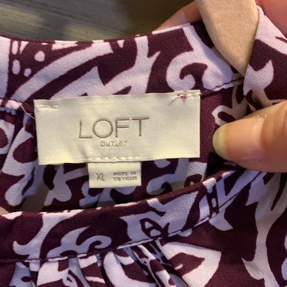 Ann Taylor LOFT Outlet Boho Top NWOT - Picture 5 of 6